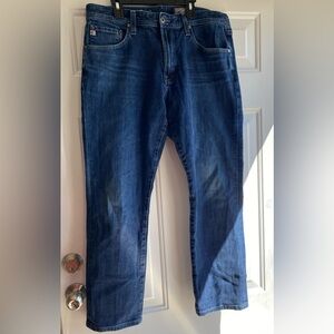 Men's Dark Blue Denim Jeans